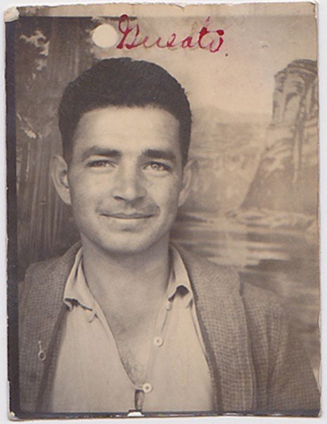 Vintage Photo Booth Portrait Handsome Gueato