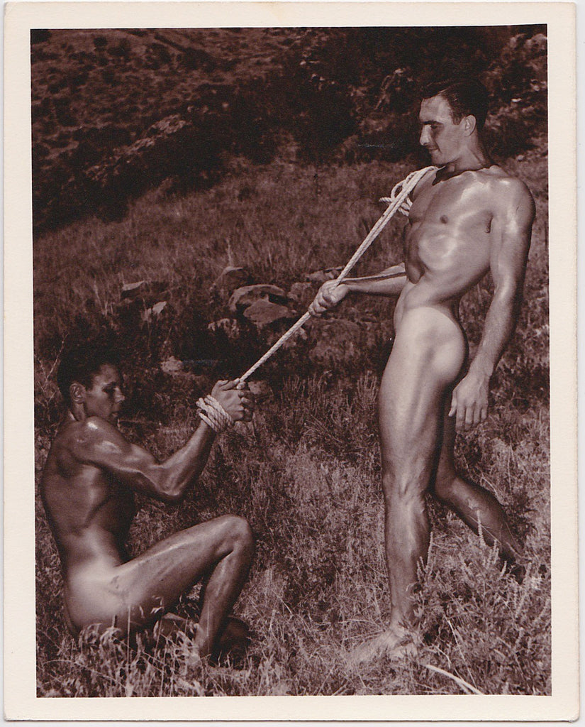 Early vintage photo by Don Whitman / Western Photography Guild. Irwin Horowitz and Eddie Williams. Series 6, No. 4. 