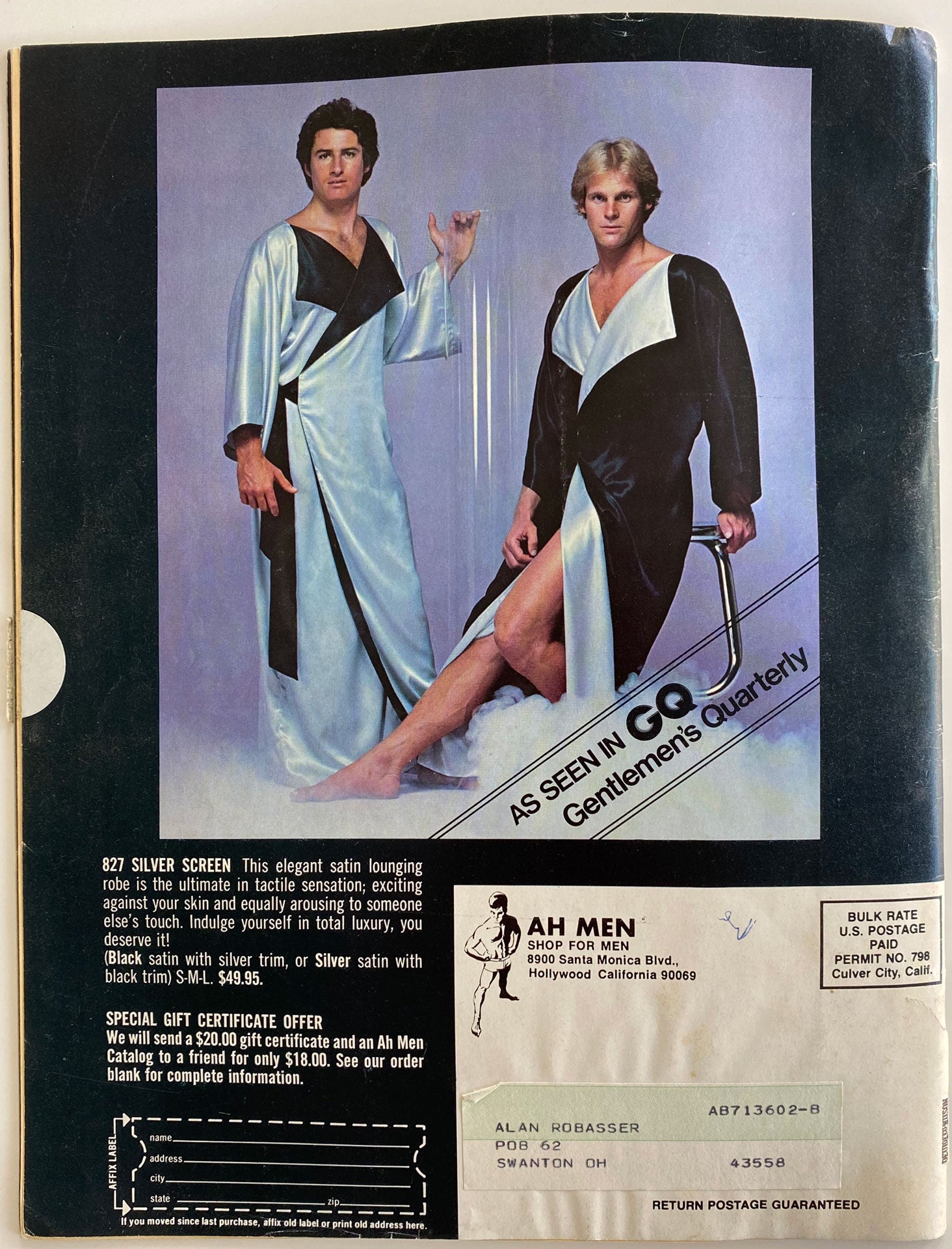 Ah Men Stepping Out Gay Fashion Catalog Homobilia