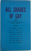 All Shades of Gay: Vintage Pulp Novel