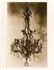 Altman Galleries crystal chandelier vintage sepia photo
