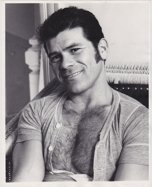 Crawford Barton: Portrait of Larry Lara vintage photo