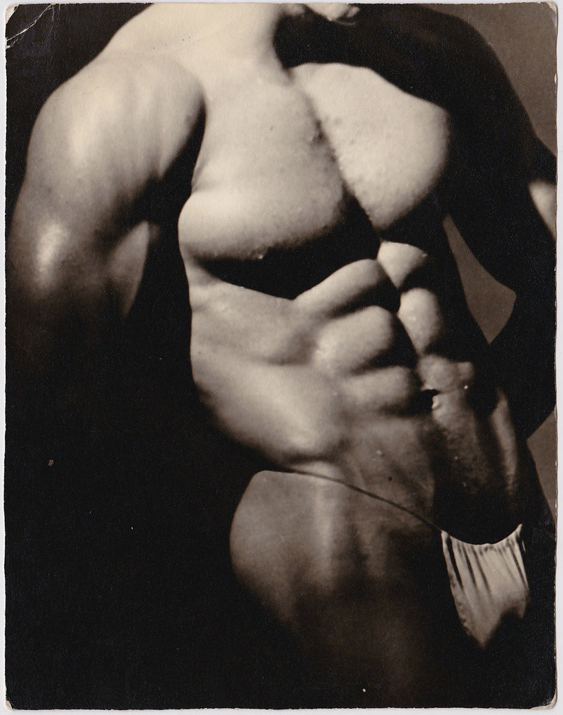 Western Photo Guild Six-Pack Abs vintage physique photo