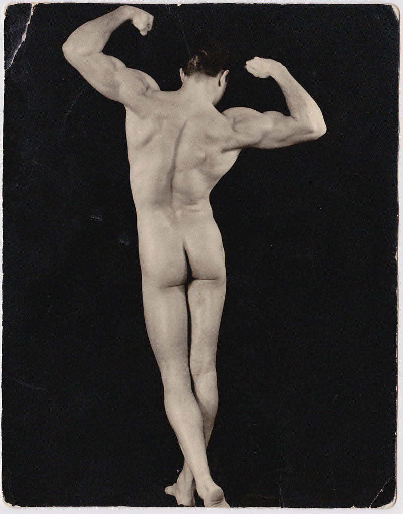Western Photo Guild Jim Dardanis Back View Vintage male nude photo