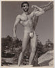 Western Photography Guild Vintage Photo Male Nude with Eye Patch