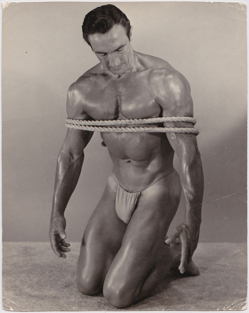 Western Photo Guild Eddie Williams Bound vintage physique photo