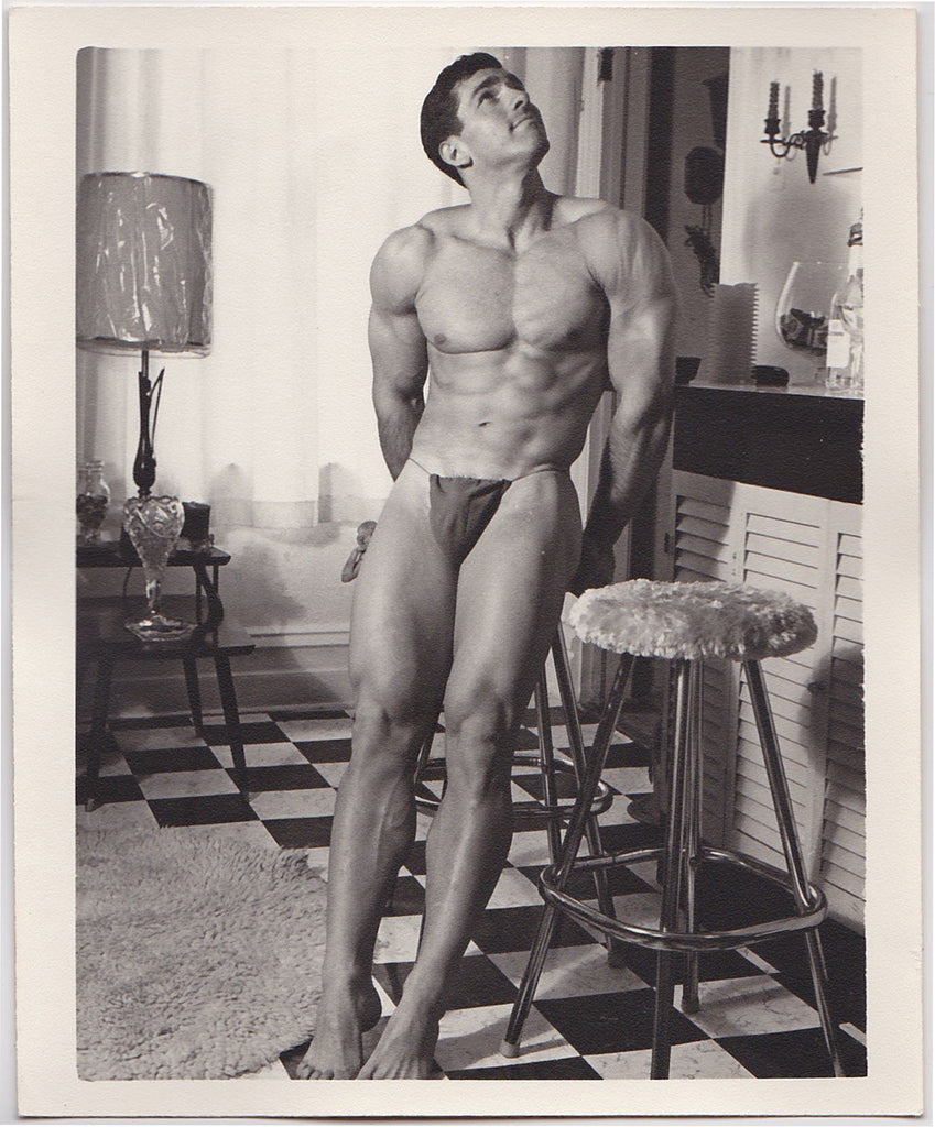 Kris Studio Male Nude: Bob Kolinsky in Posing Strap vintage physique photo