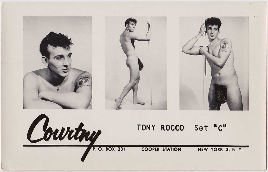 Courtny: Physique Model Catalog Sheet vintage gay photo