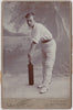 Studio Portrait of Handsome Cricket Player