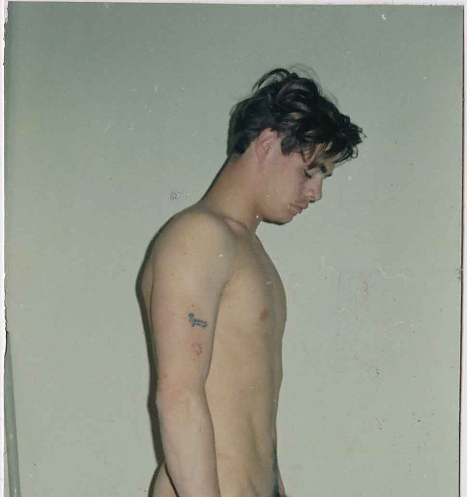 Anonymous Male Nude Vintage Color Photo