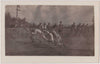 Four Guys in Footrace Real Photo Postcard
