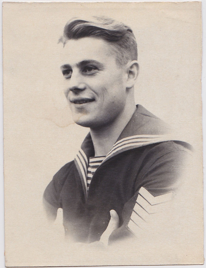 Portrait of a handsome sailor Vintage gay photo
