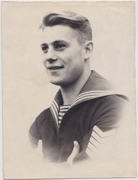 Portrait of a handsome sailor Vintage gay photo