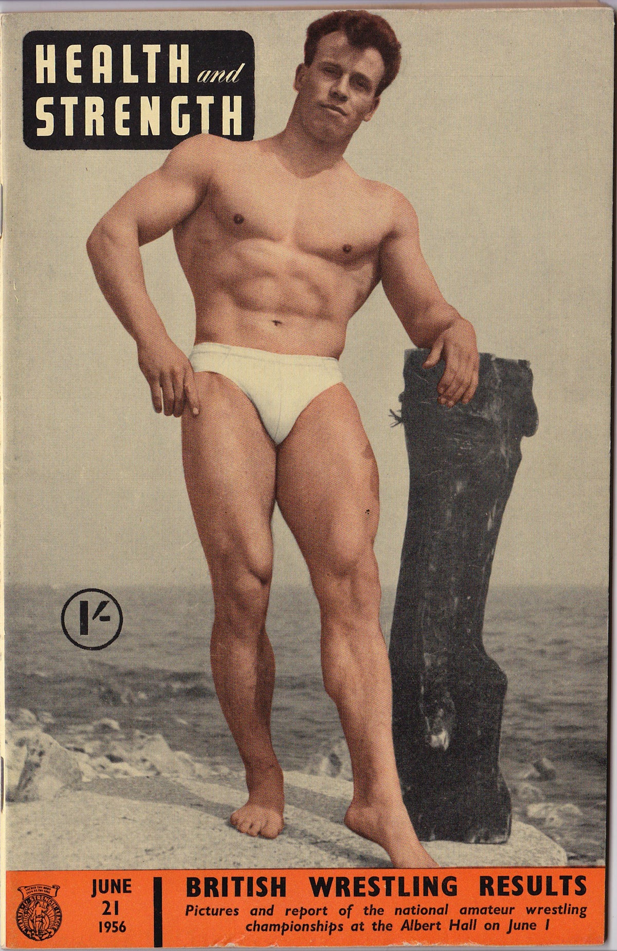 Health and Strength Rare Vintage British Physique Magazine photo