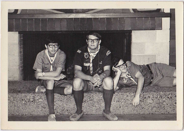 Lazy Boy Scouts vintage photo