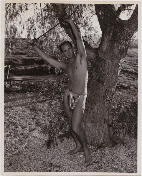 Anonymous Male Nude with Posing Strap