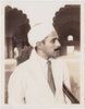 Nicely composed portrait of a handsome man in profile, identified as "Ghulam Mohamed vintage photo