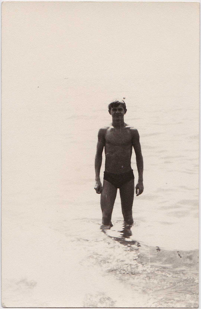 Young Guy in Swimsuit