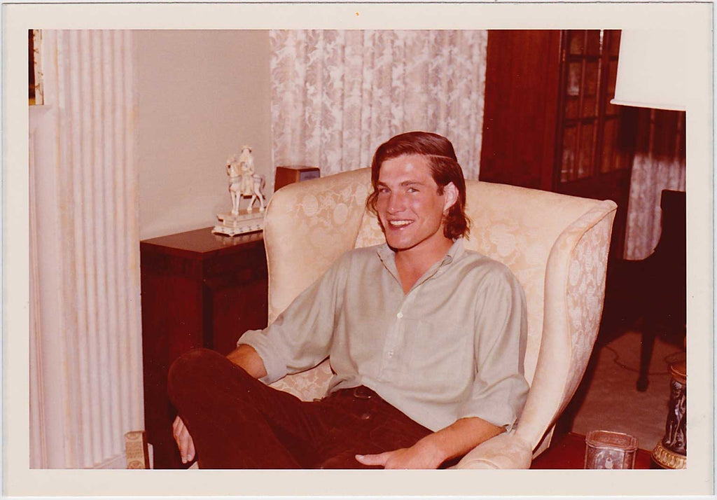 Handsome Smiling Man vintage gay photo