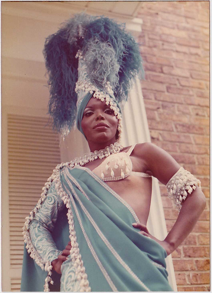 Mardi Gras Drag Queen: Vintage Gay Photo