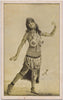 Rare lithographic postcard of Mazilla, a female impersonator c. 1915.