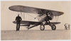 Vintage sepia snapshot The O2U was the first Vought airplane to carry the name Corsair