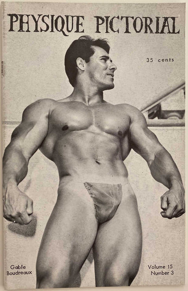 Physique Pictorial, Vol 15, No. 3. September, 1966 vintage gay magazine