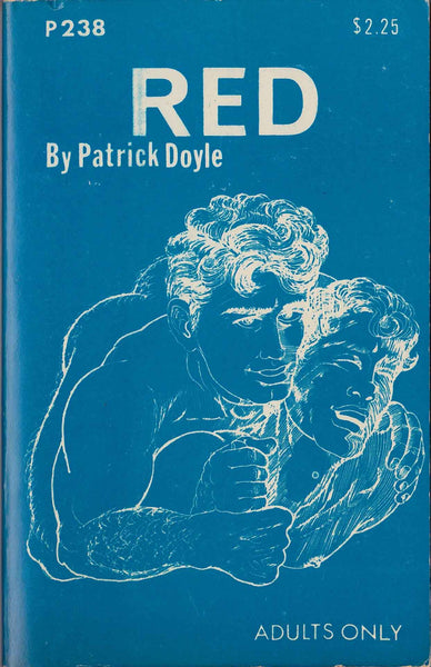 RED Vintage Gay Pulp Novel by Patrick Doyle. Parisian Press (P-238)