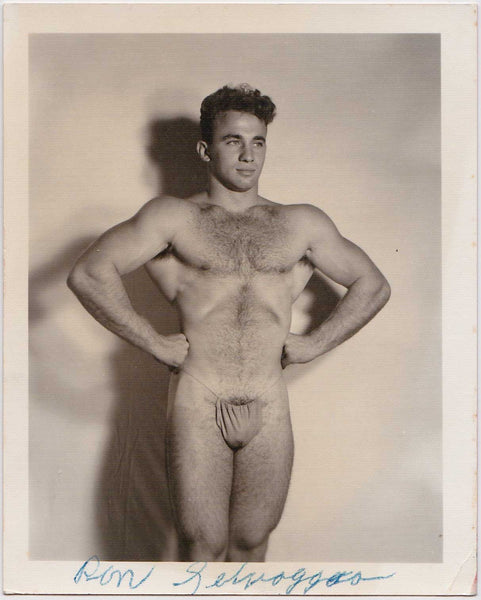 Ron Selvaggio in Posing Strap vintage physique photo
