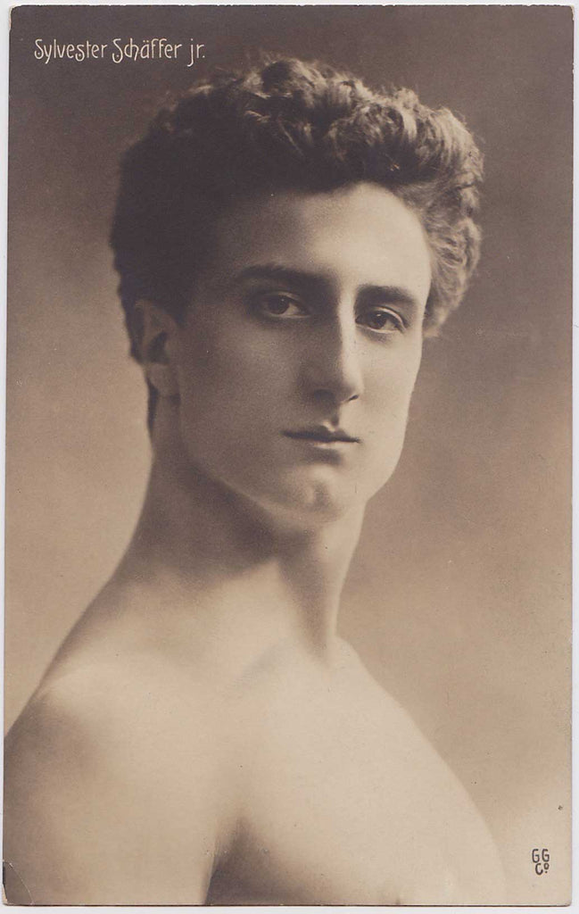 Sylvester Schaffer Jr. Vintage Real Photo Postcard gay