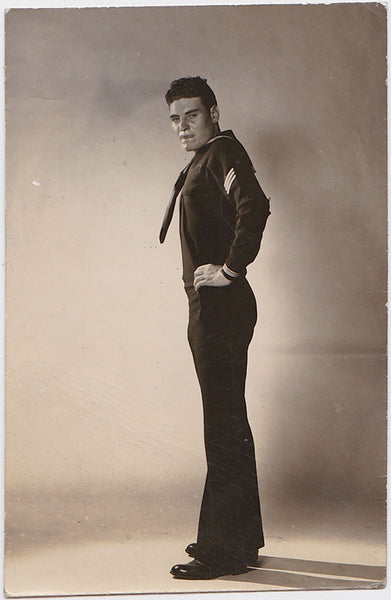 Standing Sailor: Vintage Gay Photo