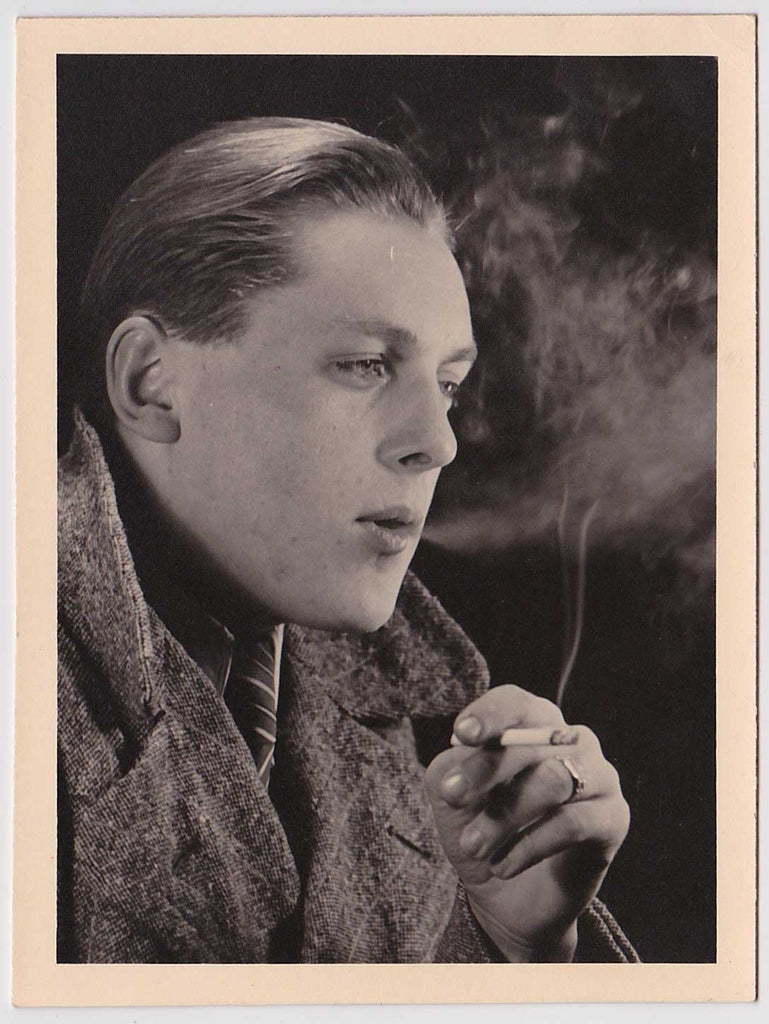 Smoking Man: Vintage Gay Interest Photo