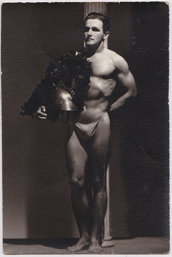 Spartan of Hollywood: Male Nude with Helmet