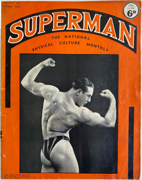 Superman: Vintage British Physique Magazine June 1936