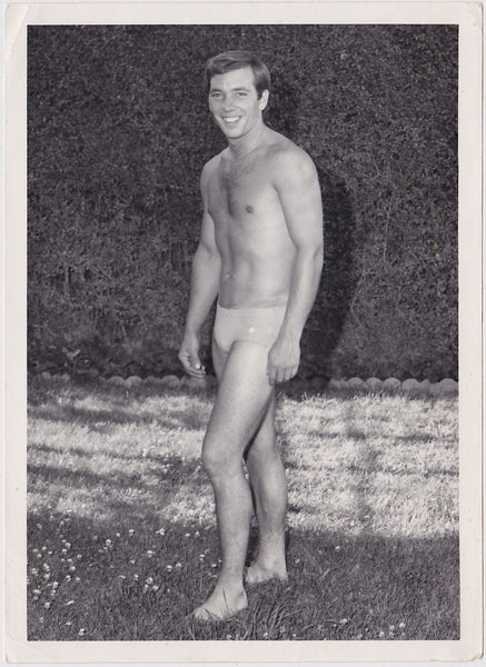 vintage physique photo To Ron With Love, Steve