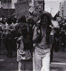 Celebrants at SF Pride.  Vintage real photo postcard by Marie Ueda, San Francisco.
