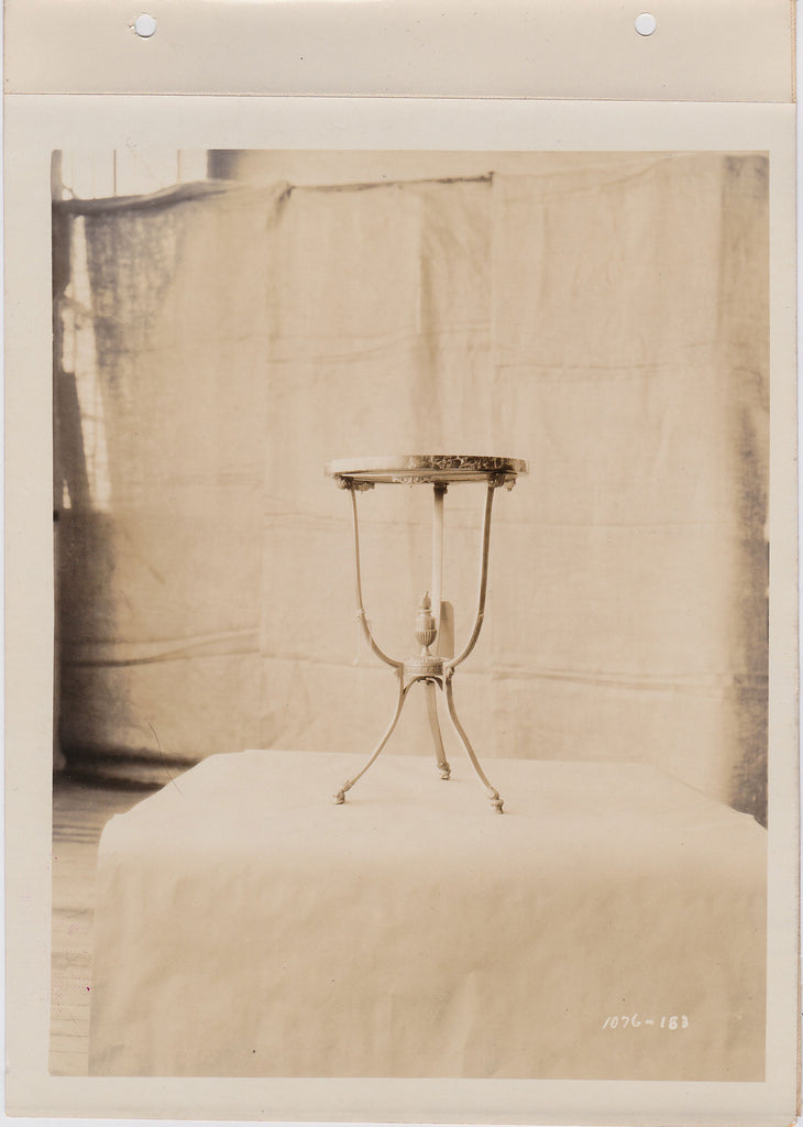Altman Collection: Marble-topped Table vintage sepia photo
