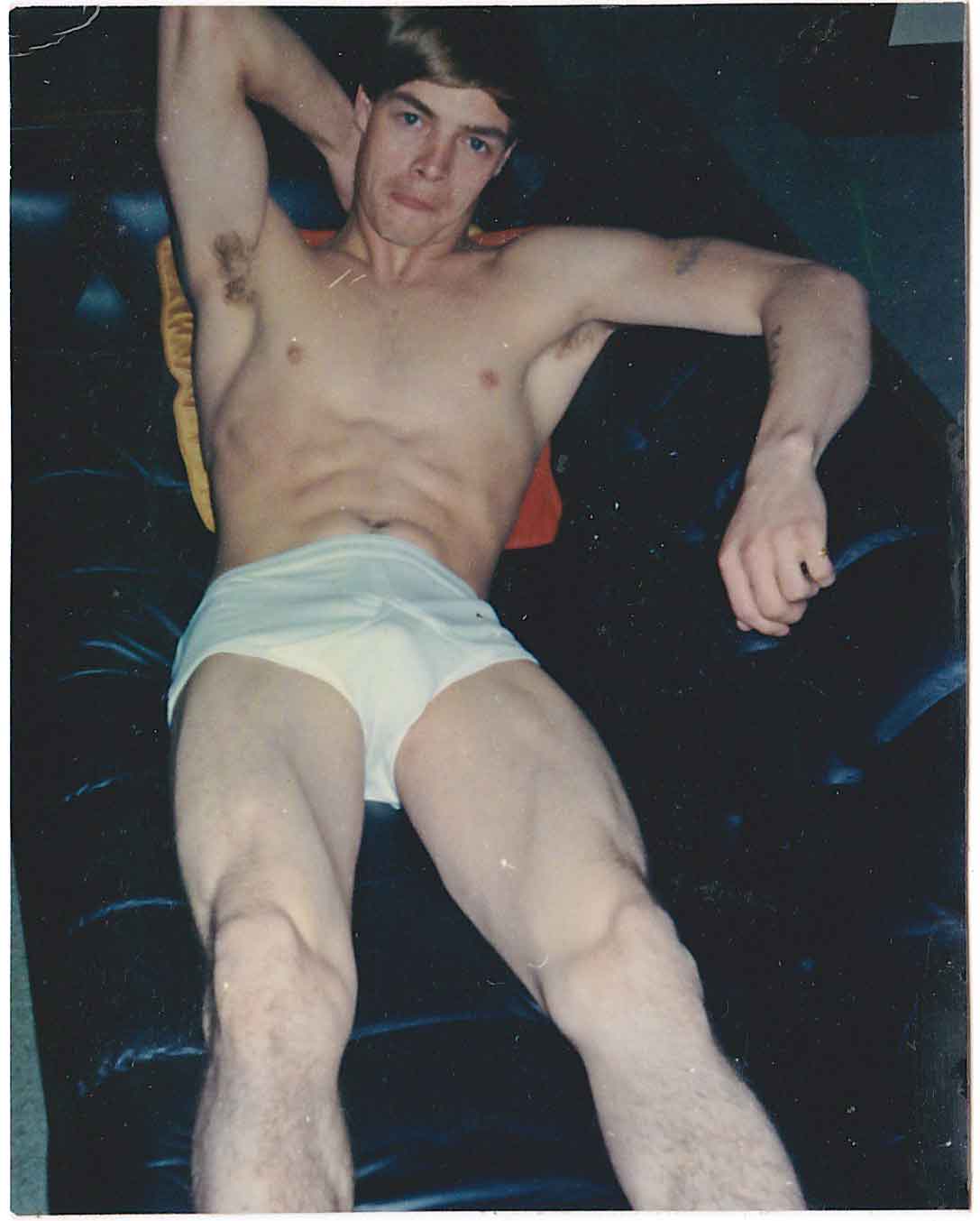 Anonymous Young Man in Tighty-whities